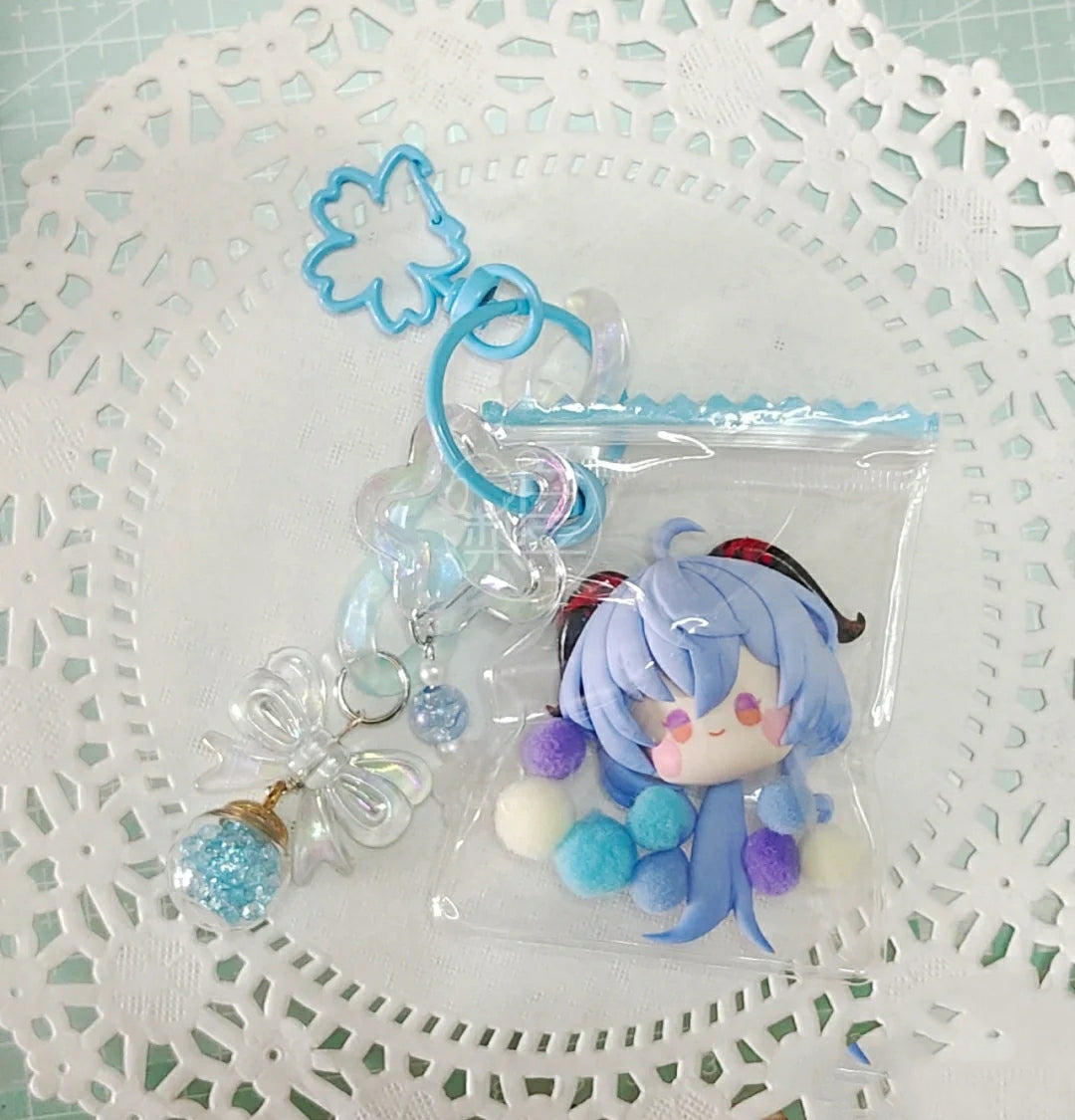 【genshin fanart】ganyu key chains